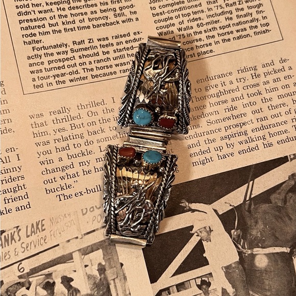 SOLD Navajo Watch Band - Picture 1 of 4